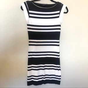 Black/white Striped Mini
